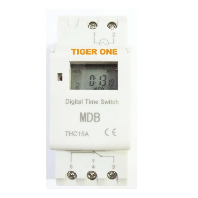 terbaru mcb timer digital, timer switch thc15a, panel lampu listrik otomatis