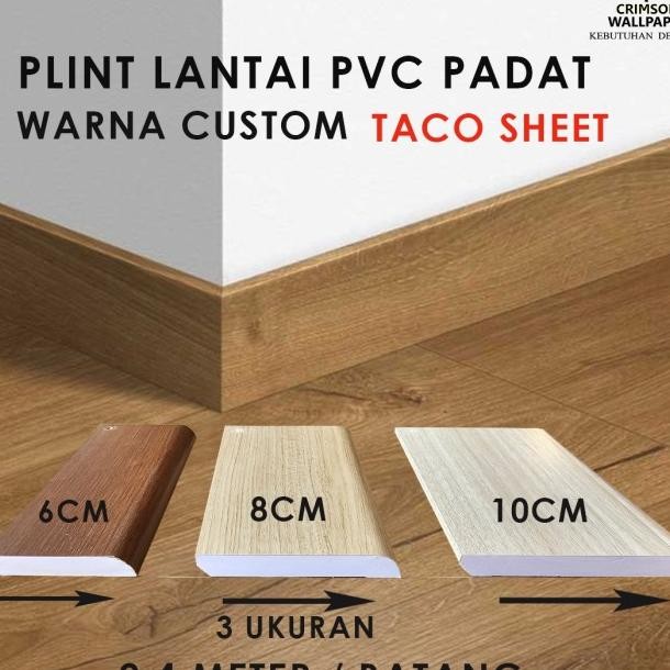 Plint Pvc Padat Lit Plint Lantai Taco Plin Lantai Full Padat Pvc