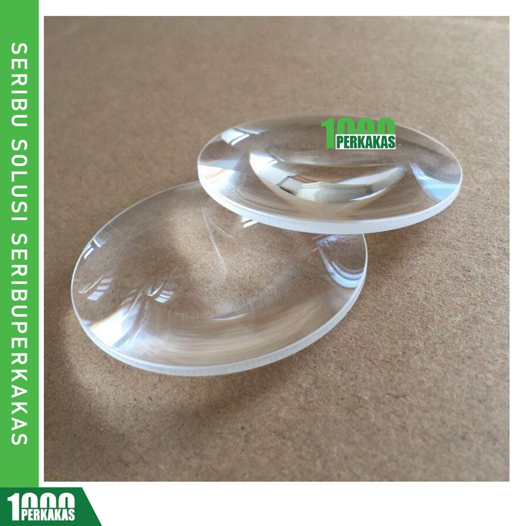 1P Cembung Lensa Biconvex AB91 / Kaca Pembesar Ultra Clear Lens / Virtual Reality VR 3D Optical Glas