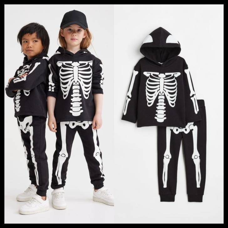 terbaru phi105 setelan sweater jogger anak laki laki hm | h*m set boys best seller