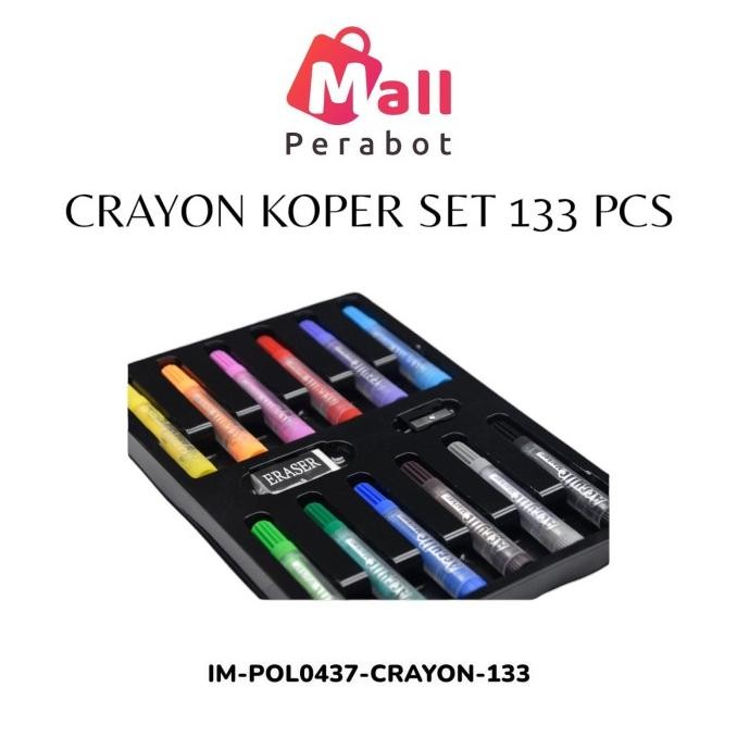 

Mall Perabot | Crayon Set 133 Pcs Koper Aluminium Besi | Box Alat Lukis Anak Koper Set | Krayon Mewarnai Anak | Pensil Warna | Perlengkapan Mewarnai Lukis Original Dan Terpercaya