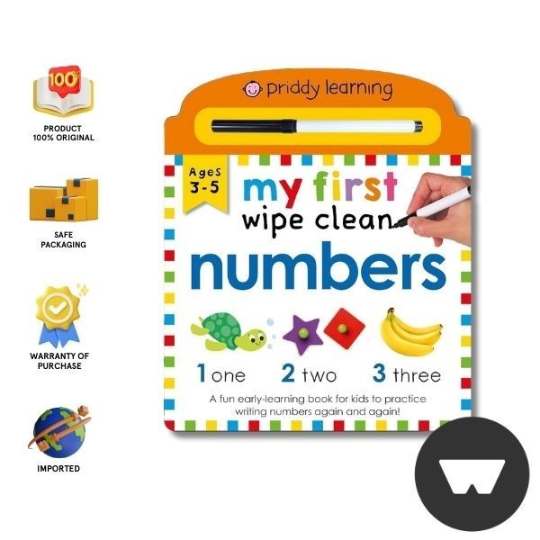 Priddy Books Us - My First Wipe Clean: Numbers