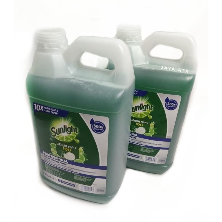 

SALE! SUNLIGHT SABUN CUCI PIRING 5 LITER JERIGEN JERUK NIPIS HIGIENIS RESTO