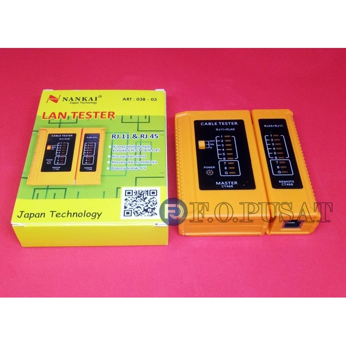 Lan Tester NANKAI Alat Penguji Kabel Lan RJ45 RJ11