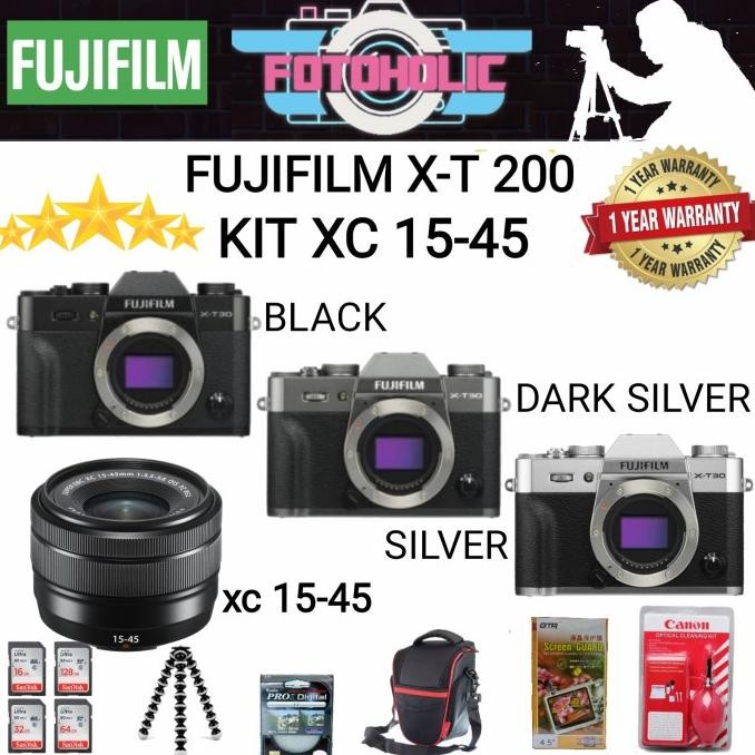 Fujifilm X-T200 Kit 15-45Mm/Kamera Fujifilm X-T200 Kit 15-45Mm/Xt200