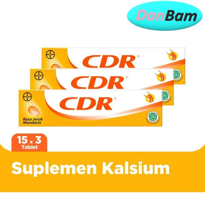 

SALE! CDR SUPLEMEN KALSIUM RASA JERUK 45 TABLET