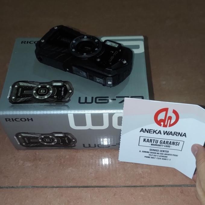 Ricoh Wg-70 Compact Camera Digital Resmi