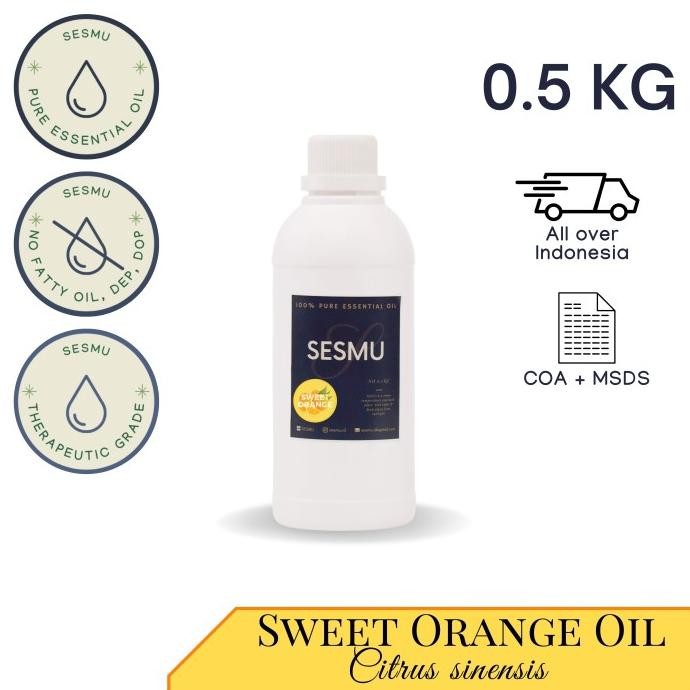 

SALE! 500 GR SWEET ORANGE (JERUK MANIS) 100% PURE ESSENTIAL OIL