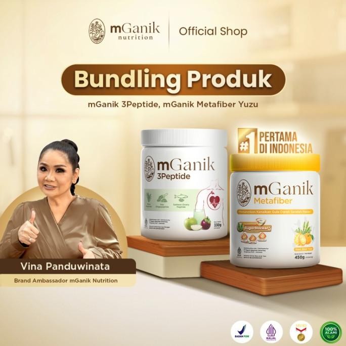 

SALE! MGANIK METAFIBER JERUK YUZU 450 GR & MGANIK 3 PEPTIDE APEL MANGGIS 330 GR