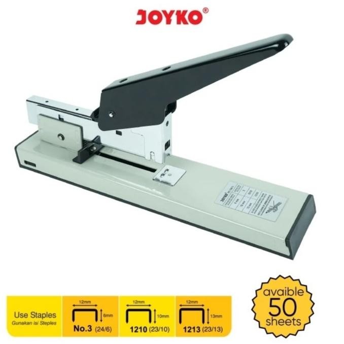 

Ori - Staples Joyko HD-12N/13 Heavy Duty Stapler Hekter Jilid Buku HD 12N 13