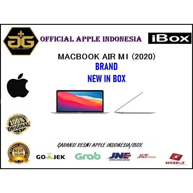 (Ibox) Macbook Air M1 Chip 2020 256Gb Grey Gold Silver Resmi Aplle