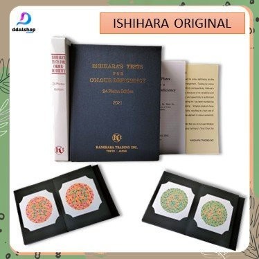 ORIGINAL buku tes buta warna isihara tes buta warna ishihara 38 plat