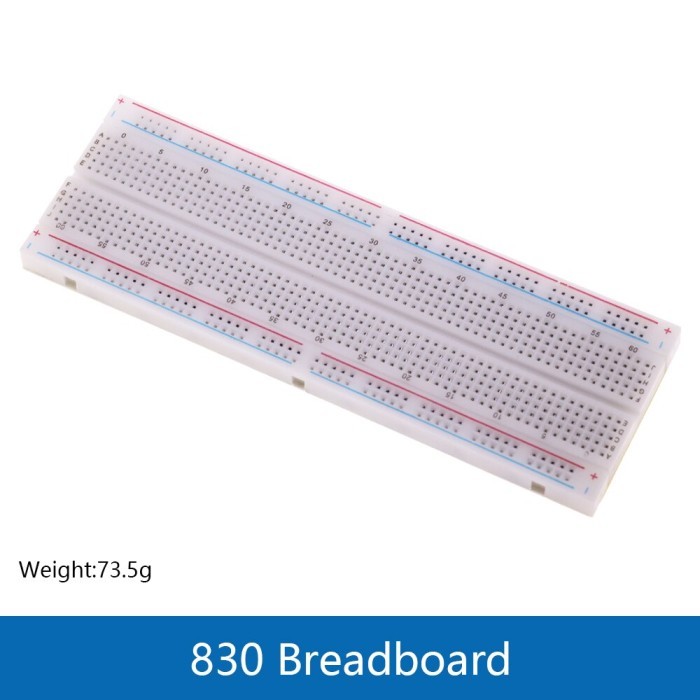 400/830 poin papan Breadboard 830 poin MB-102 Breadboard PCB