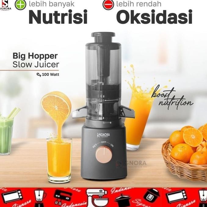 Big Hopper Slow Juicer Signora / Slow Juicer Signora