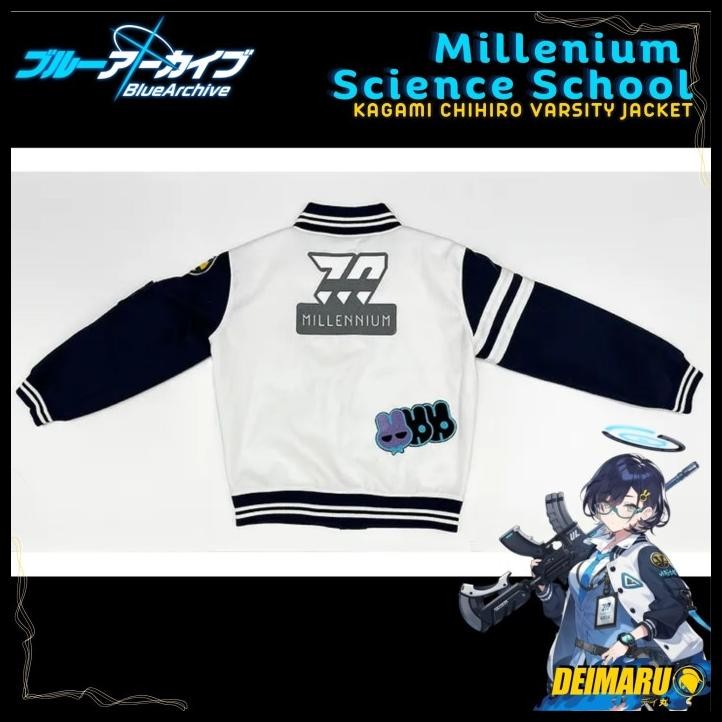 terbaru jaket cosplay varsity kagami chihiro millenium blue archive unisex ani best seller