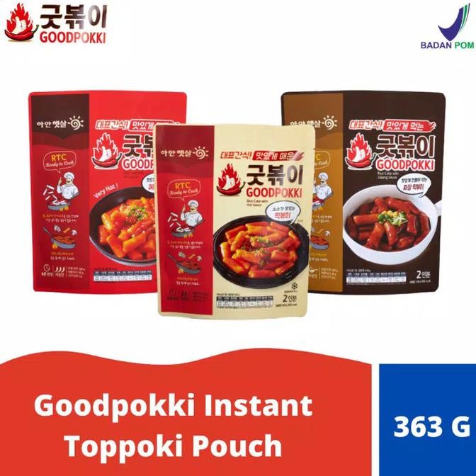 

stav goodpokki topokki instan flavor pouch / tteokbokki tokpokki korea