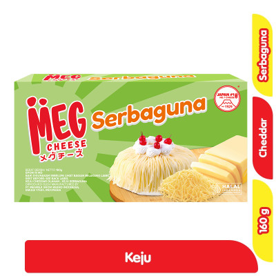 

MEG Keju Cheddar Serbaguna Box 160 g