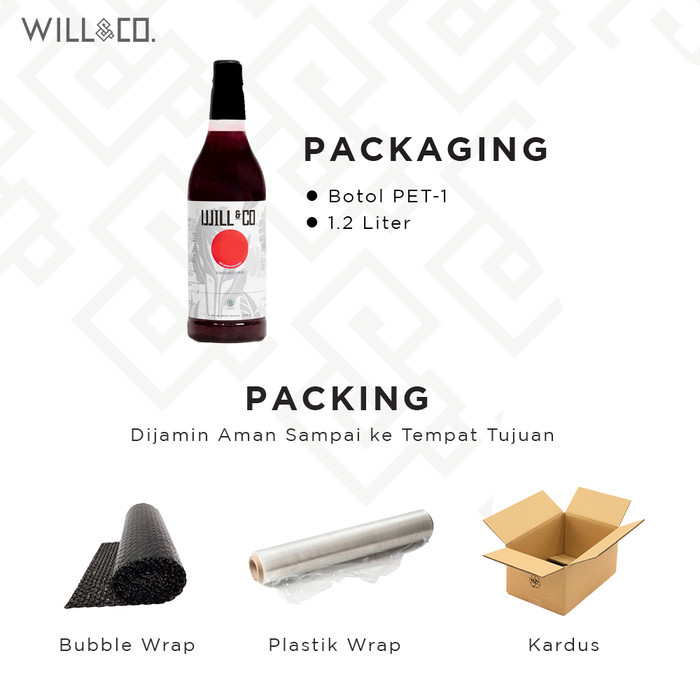 

WILL&CO SIRUP HAZELNUT 1.2 LITER RASA KACANG HAZEL