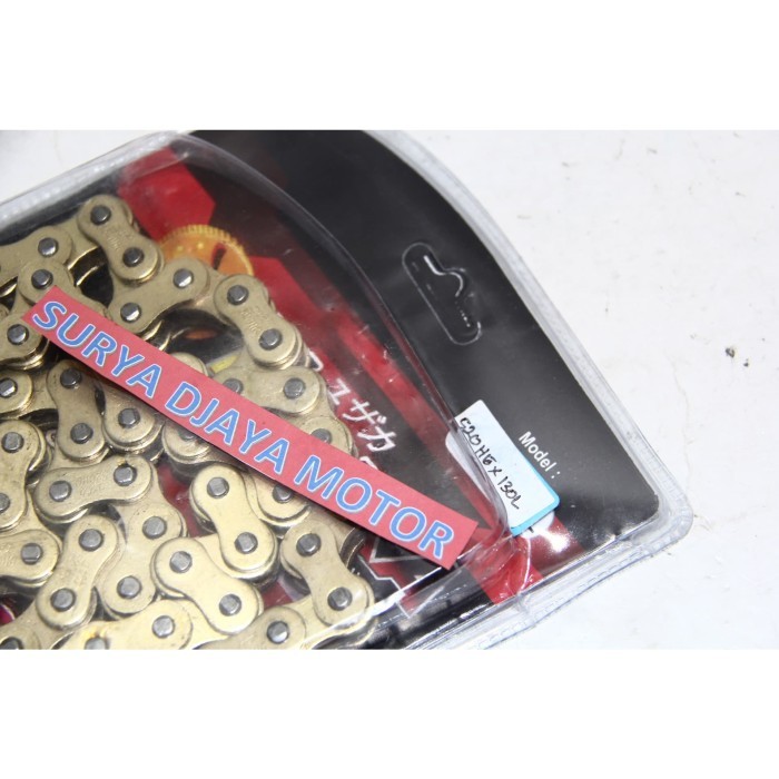 Rantai Yuzaka 520Hg-130L Rantai 520Hg 130L Yuzaka Gold