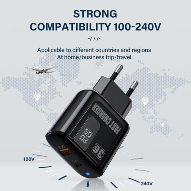 Kivee Kepala Charger Usb 5V/2.4A Charger Handphone Single Port