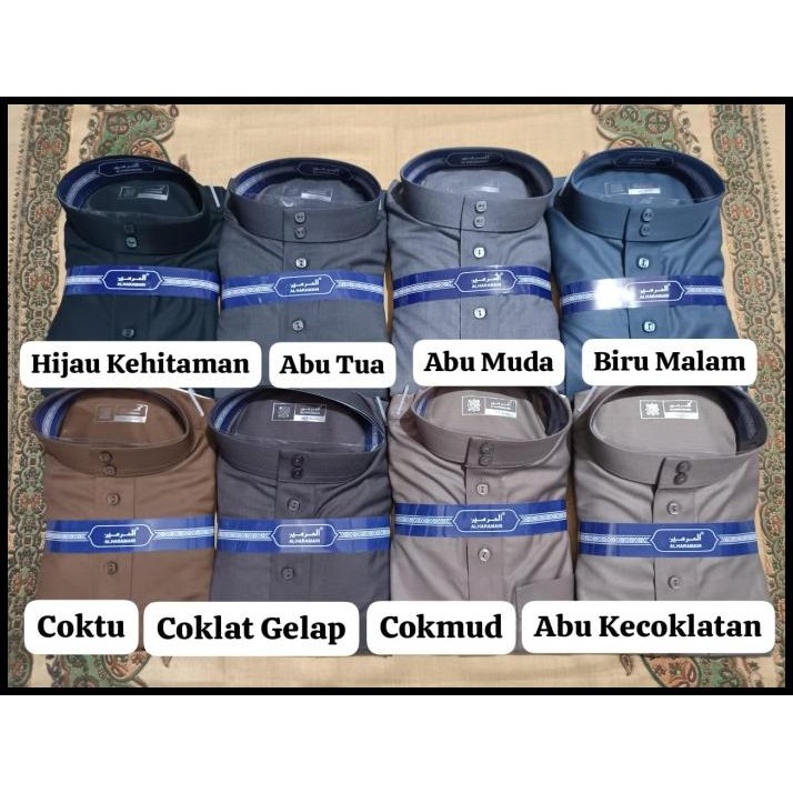 terbaru jubah pria muslim al haramain woll polos premium import vietnam promo