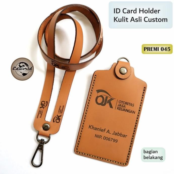 

Id Card Holder Dari Kulit Sapi Asli Model 1 Slot Card