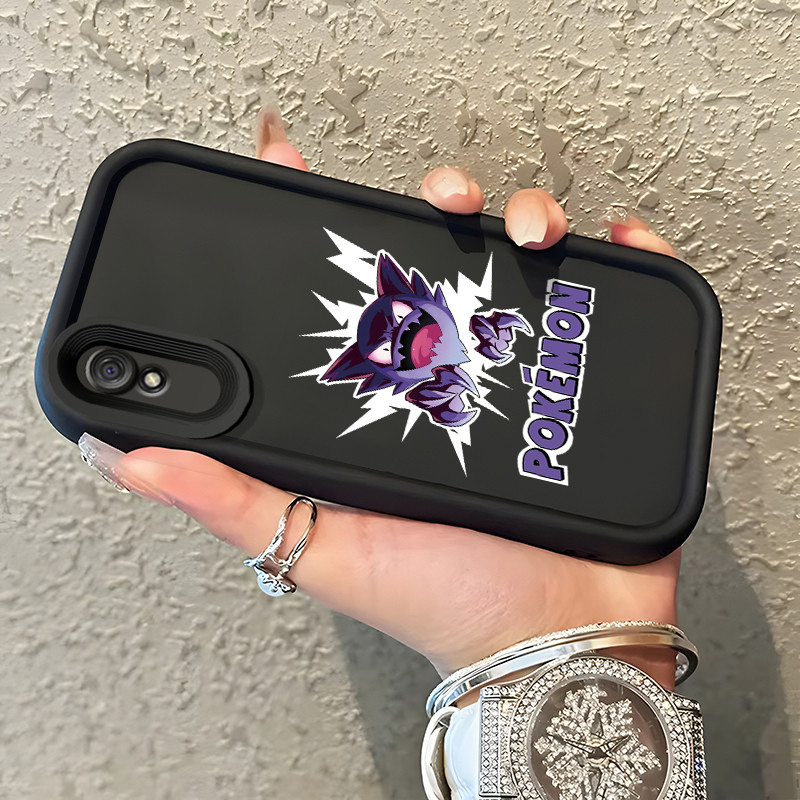 Casing Hp Untuk Xiaomi Redmi 9A Redmi 9i Redmi 9T Redmi 9 Power Case Casing HP pola Monster ungu Sof