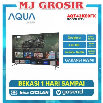 Led Tv Aqua 43" Android 43K80 Fx 43 Inch Full Hd