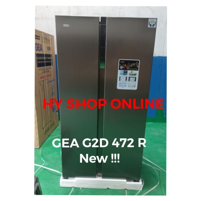 GEA G2D-472 KULKAS GEA 2 PINTU INVERTER NEW