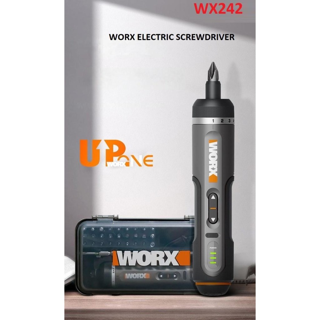 WORX 4V Electric Screwdriver Bit Set WX240/242 Precision - Obeng Mini
