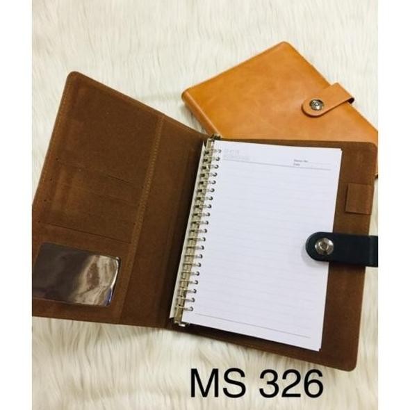 

Binder Kulit Polos A5 B5 / Agenda Polos Magnet 20 Rings 326