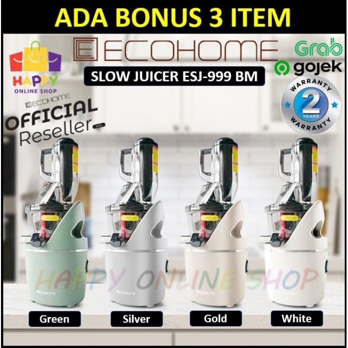 Ecohome Slow Juicer Big Mouth Esj-999 Bm Ecohome Esj - 999 Bm Original