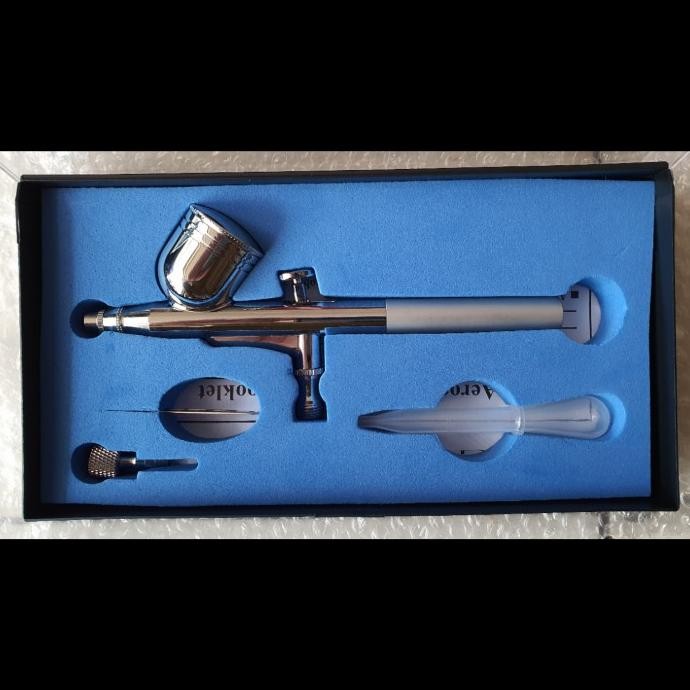 

Promo AIR BRUSH SPRAY GUN KIT LUKIS ART PAINT AIRBRUSH 0.2MM 9CC COD