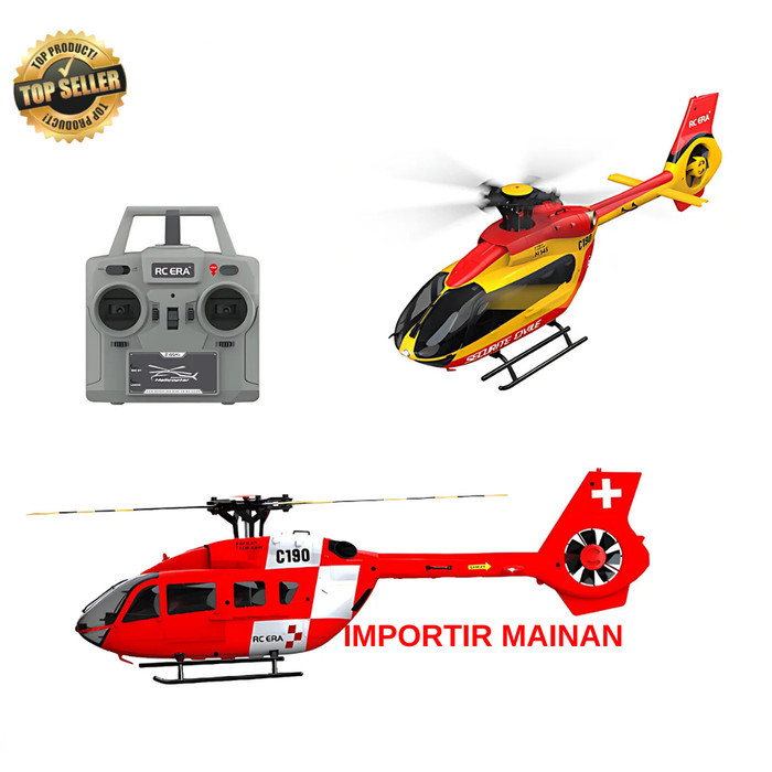 TERBARU rc era H145 C190 6CH helicopter rc brushless optical flow helikopter PROMO