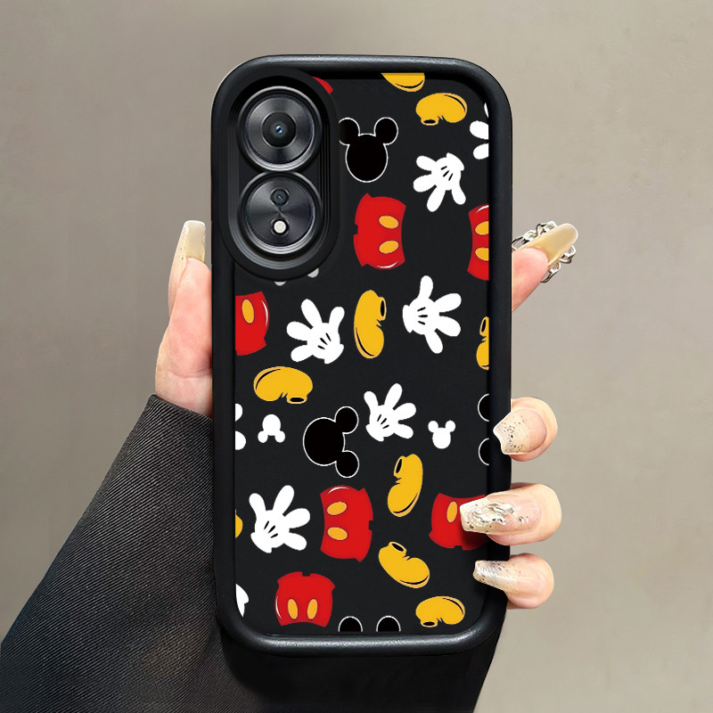 Casing Hp OPPO A78 Case Casing pelindung silikon HP Kesing lunak baru Softcase Mouse layar penuh