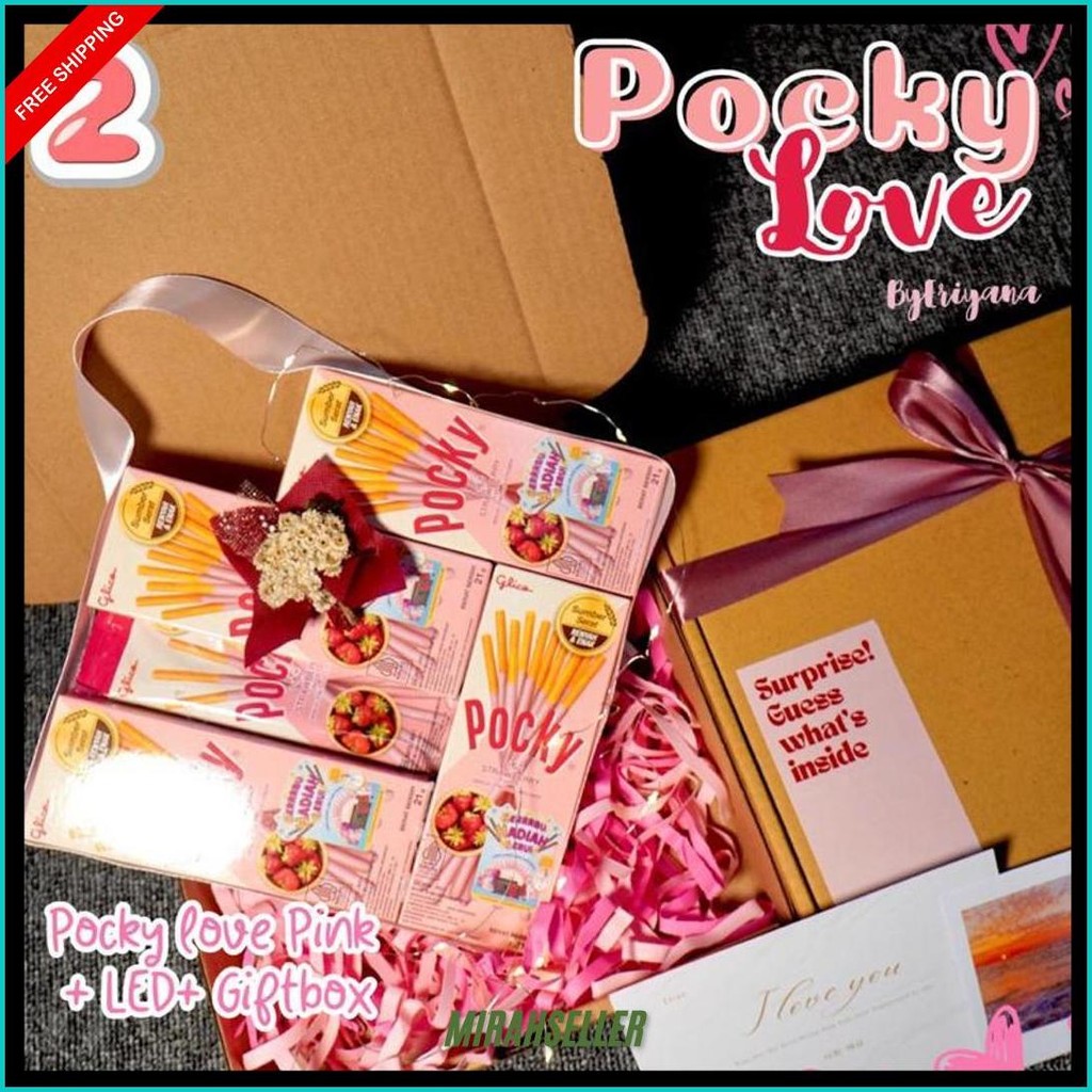 

Pocky Love Hampers Snack Box Kado Ulang Tahun Pacar Kado Valentine Gift Box Hampers Coklat Premium Hadiah Boneka Wisuda Anniversary Sempro Sahabat Hadiah Unik Cewek Cowok Bisa Cod
