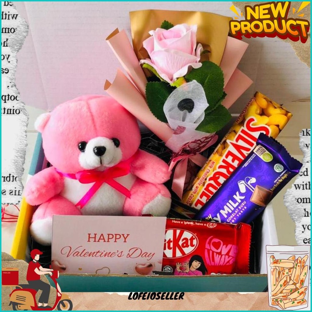 

031 Hampers Gift Box Kado Valentine Hadiah Valentine Special Valentine Bisa Cod