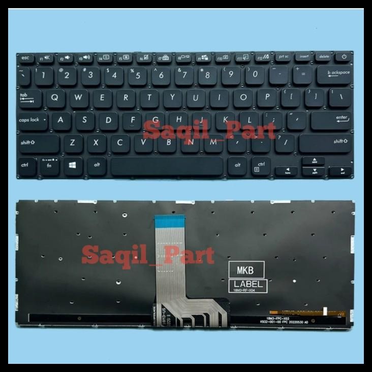 terbaru  keyboard asus vivobook a1400 a1400e a1400ea a1400ka backlight ready