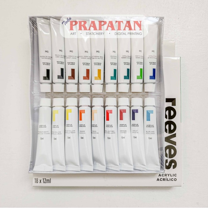 

Cat Akrilik Set Reeves 18x12ml | Reeves Acrylic Set