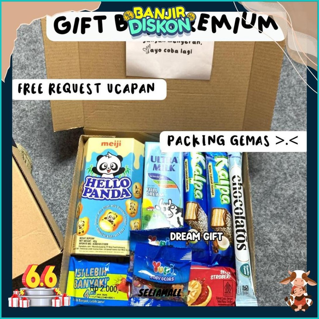 

Hampers Gift Box Premium Snack Box Kado Ulang Tahun Valentine Anniversary By Dream Gift Siap Kirim