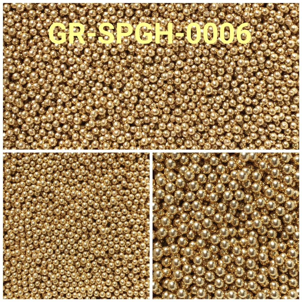

GR-SPGH-0006 Sprinkles sprinkle sprinkel 500gr mutiara gold emas (SPRINKLES)