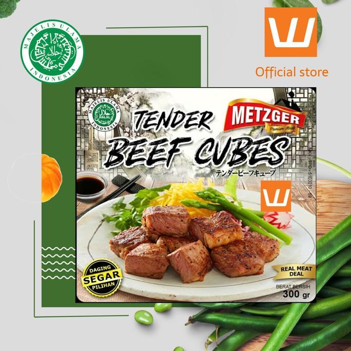 

Daging sapi cube Metzger saikoro 300 gr Tender beef cubes