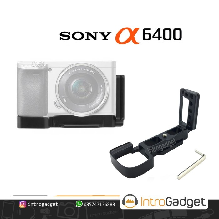 L plate SONY A6400 6400 Alpha LPlate Vertical Quick Release Bracket