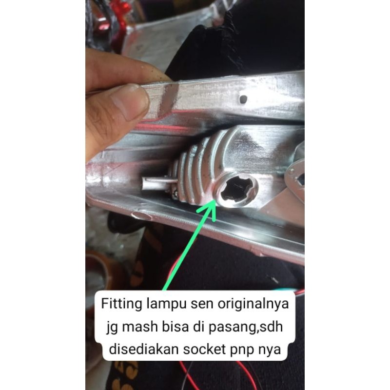 Stoplamp vario KZR 125 old custom