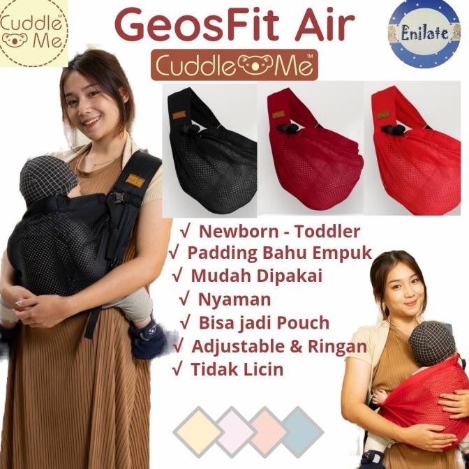 Cuddle Me Geos Fit Air Adjustable Gendongan Bayi Airsling Cuddleme