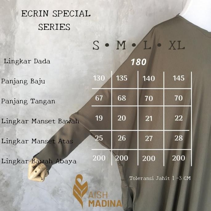 NEW PRODUK ECRIN ABAYA BY AISHMADINA 