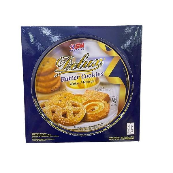 

DELUX BUTTER COOKIES TIN SEASONAL 324 GR