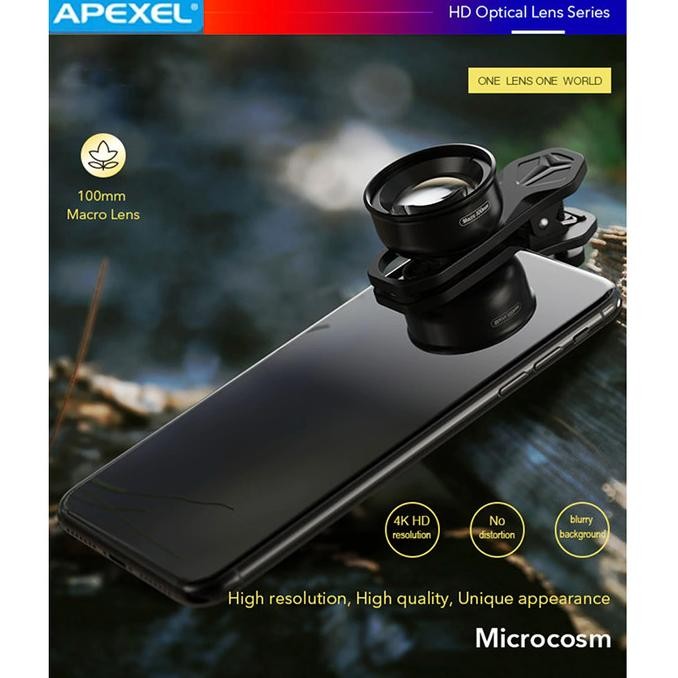 Apexel Lensa Macro 100Mm 4K Hd