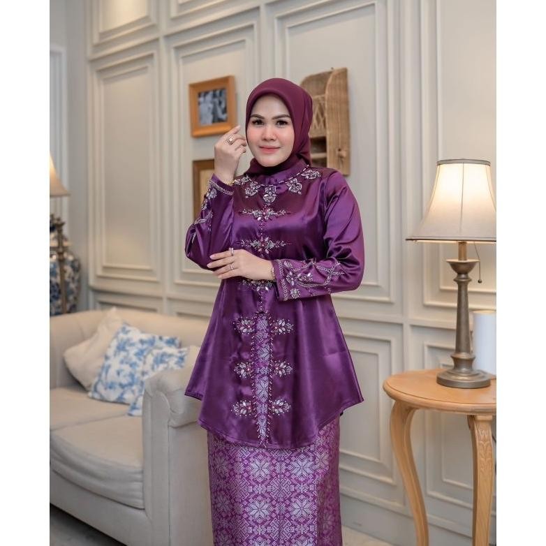 de Realpick Kebaya Kurung Melayu//kebaya Kurung Payet Melayu Modern//Baju kurung melayu dan songket 