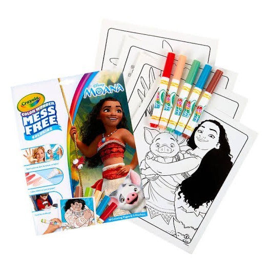 

HOT SALE! Crayola Color Wonder - Moana Coloring Book Set